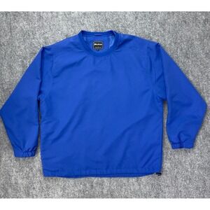 Orlimar Cyclone Golf Pullover Jacket Mens L Blue Long Sleeve‎ Waist Toggle